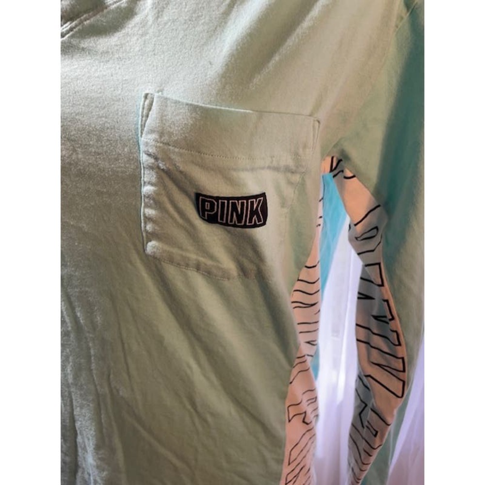 Pink by Victoria's Secret Size Small Hoodie Light Green - Picture 3 of 6